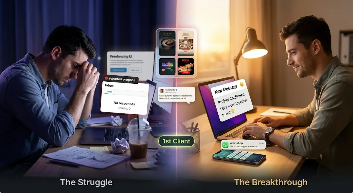 How to Get Your First Freelance Client as a Developer with No Reviews